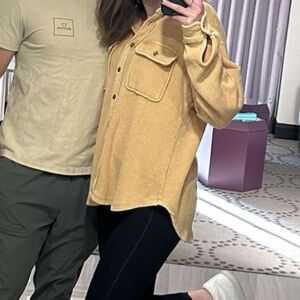 Women’s oversized button down